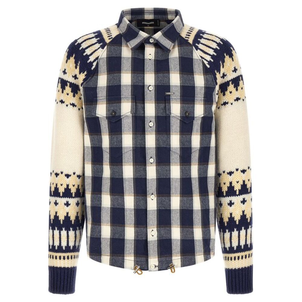Dsquared² Multicolor Cotton Men's Blouse